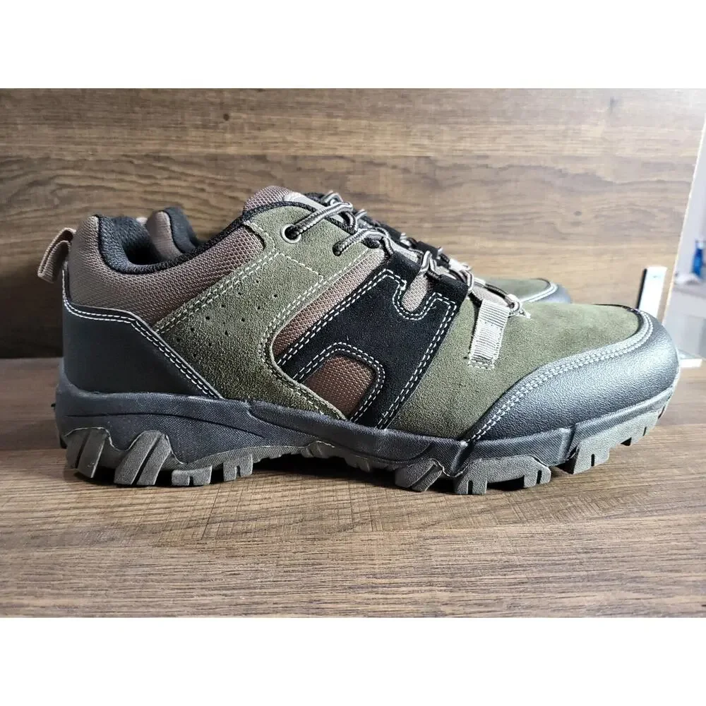 Rockport Men's Faulkner Ghillie Tie Outdoor Trekker Shoes Breen 8.5M New